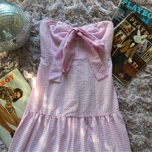 Hello Molly Pink Gingham Maxi Dress